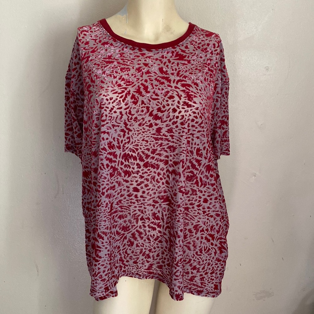 Free People Velvet Burnout Shirt